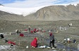 Researchers conduct an experiment.