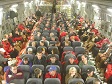 Program participants onboard a U.S. Air Force C-17A.