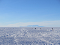 Thwaites Ice Runway. Photo by Nick Gillett. Image courtesy of NSF/USAP Photo Library. 


