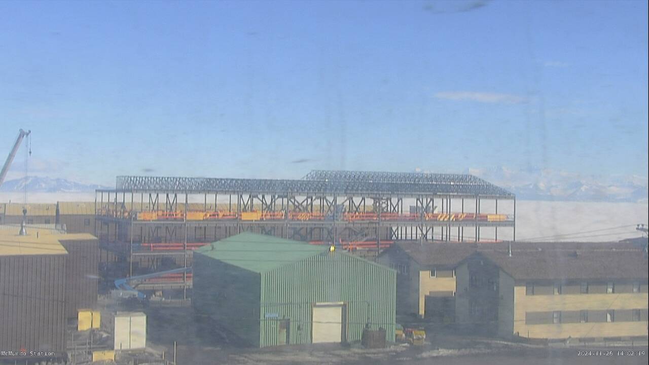 McMurdo Station - Lodging Construction Webcam