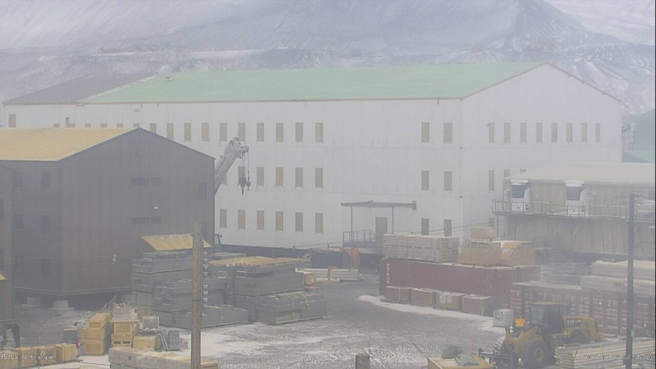 McMurdo Station - Lodging Construction Webcam