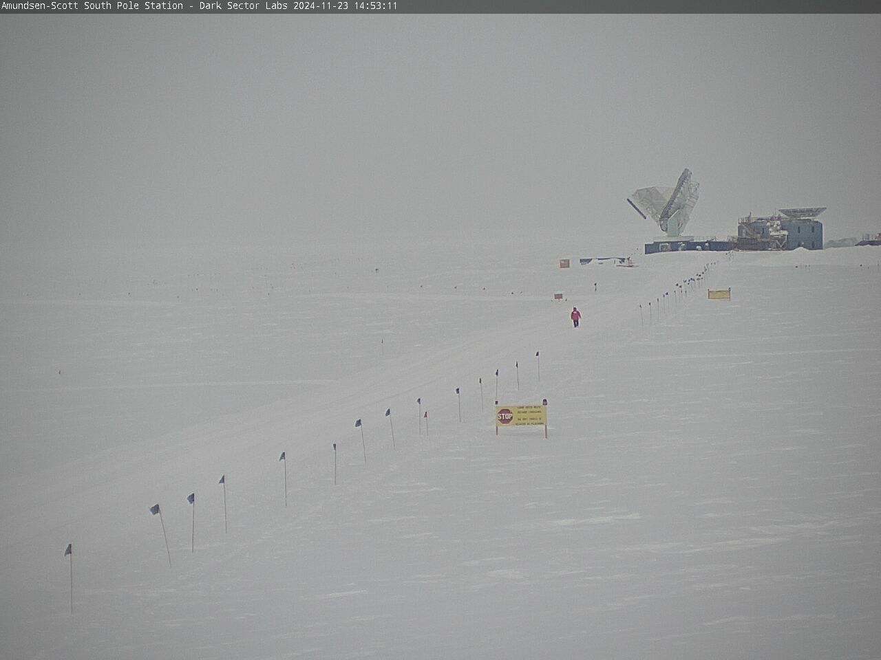 South Pole Station - South Pole Radio Telescopes Webcam